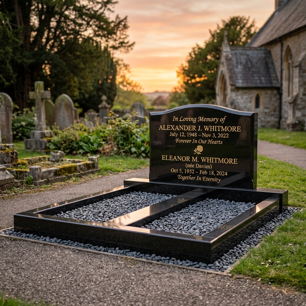Premium Black Granite Monument